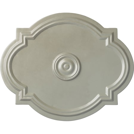 Ekena Millwork Waltz Ceiling Medallion (Fits Canopies up to 4 1/2"), 21 1/4"W x 17 3/8"H x 1"P, Flash Copper CM21WAFCS